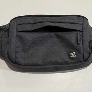 Waterfly Charcoal Belt Bag for Men
